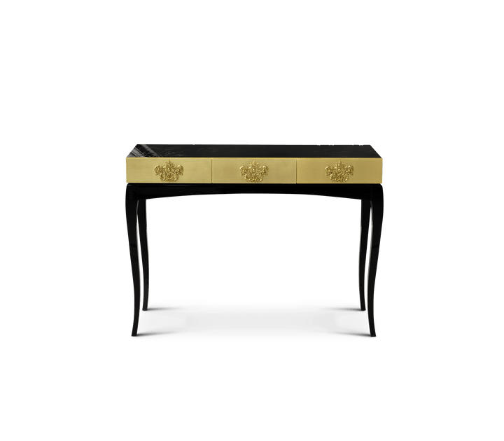 trinity console Consoles Boca Do Lobo Gold Leaf