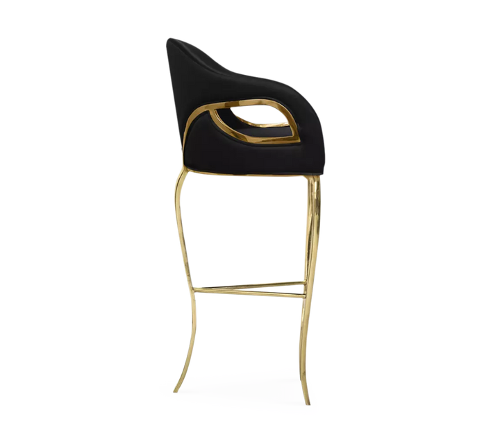 Chandra High Back Bar Stool  KOKET   