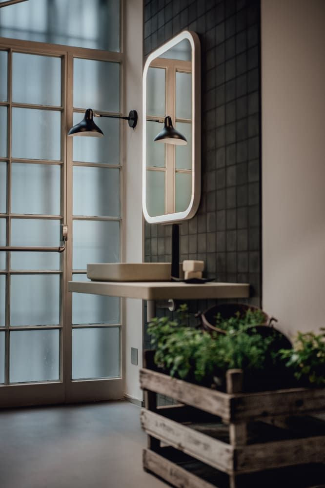 Agape Memory LED Mirror L Agape