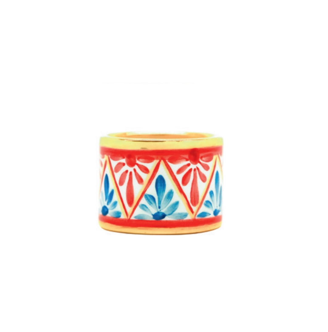 CARRETTO SET OF 2 MEDIUM CERAMIC NAPKIN HOLDERS Napkin Holder Dolce&Gabbana   