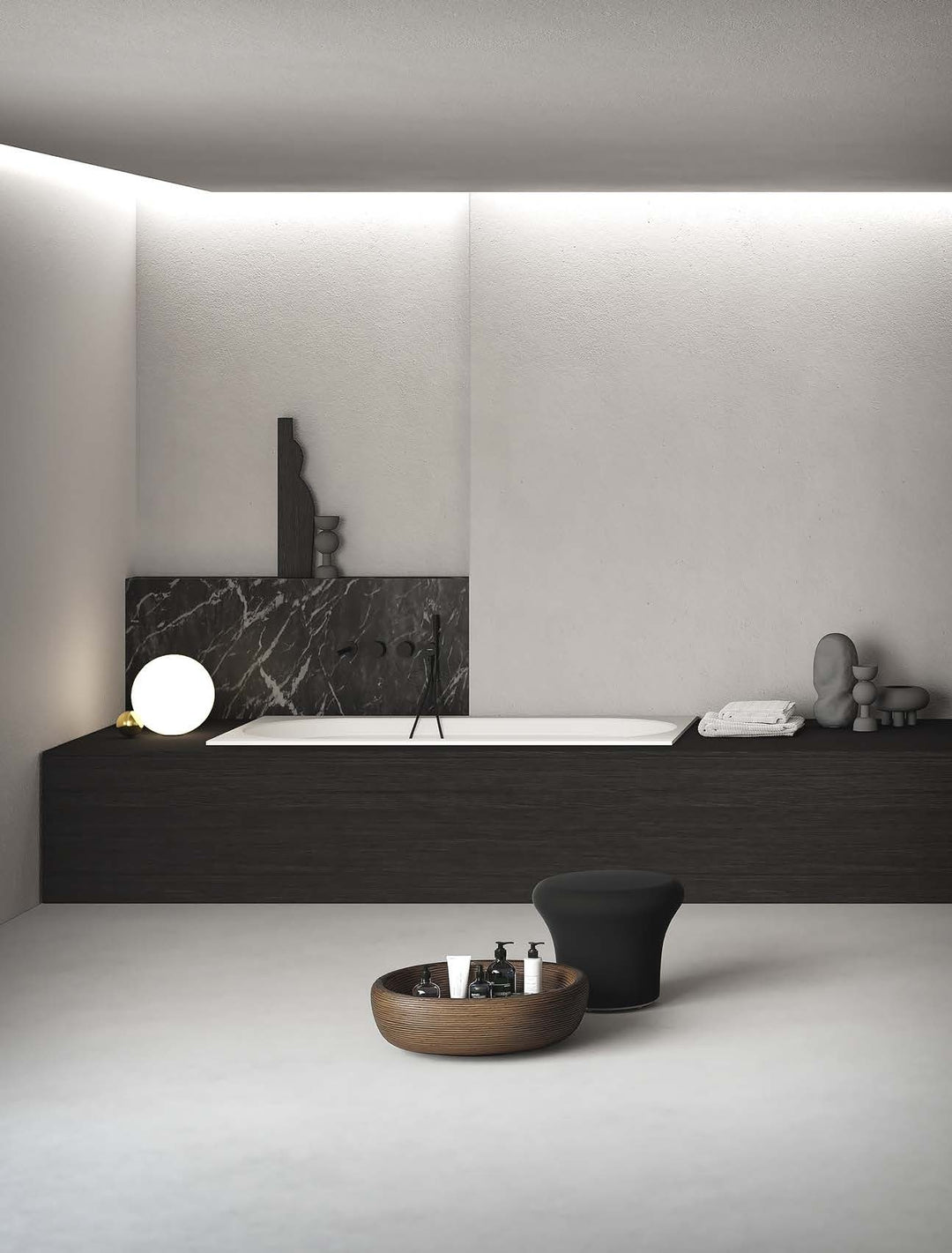 OASI Rectangular Freestanding built-in Bathtub Sinks Antonio Lupi