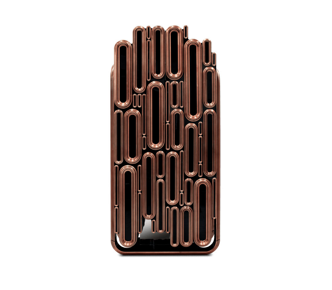 oblong gold cabinet Cabinets Boca Do Lobo Copper