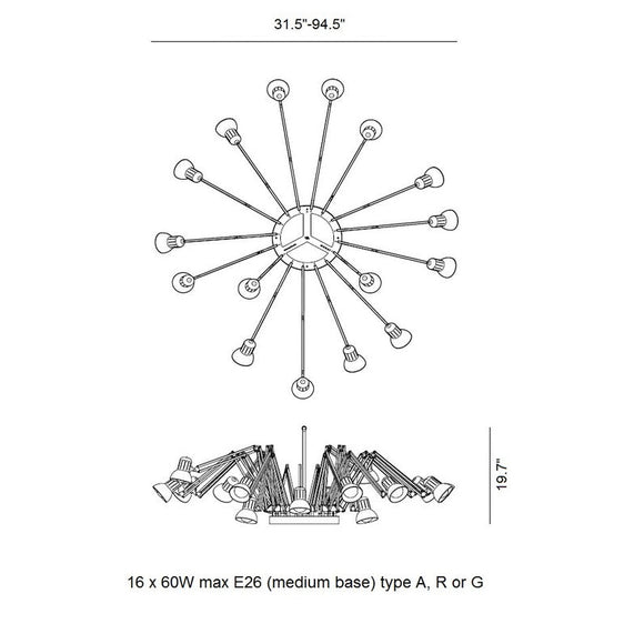 Dear Ingo Suspended Lamp Chandeliers Moooi