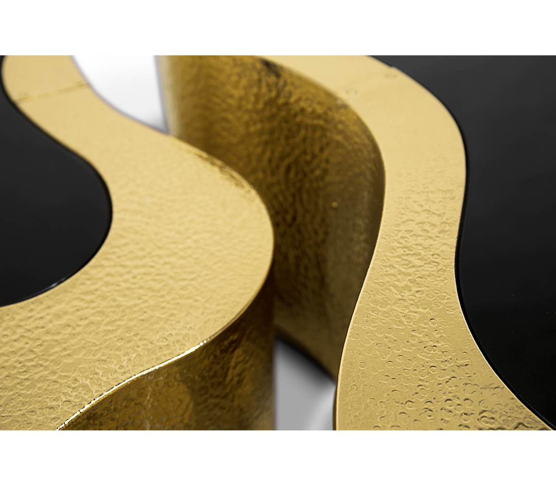 wave polished brass center table Coffee Tables Boca Do Lobo