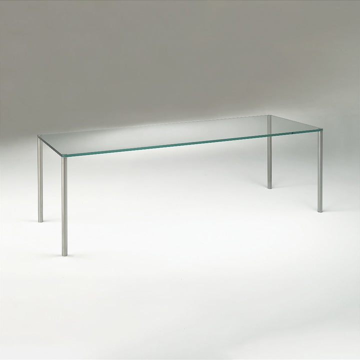 Metal Rectangular Dining Table Dining Table Glas Italia   