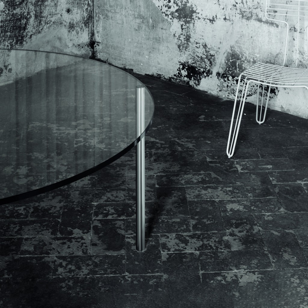 Metal Round Coffee Table Coffee Table Glas Italia   