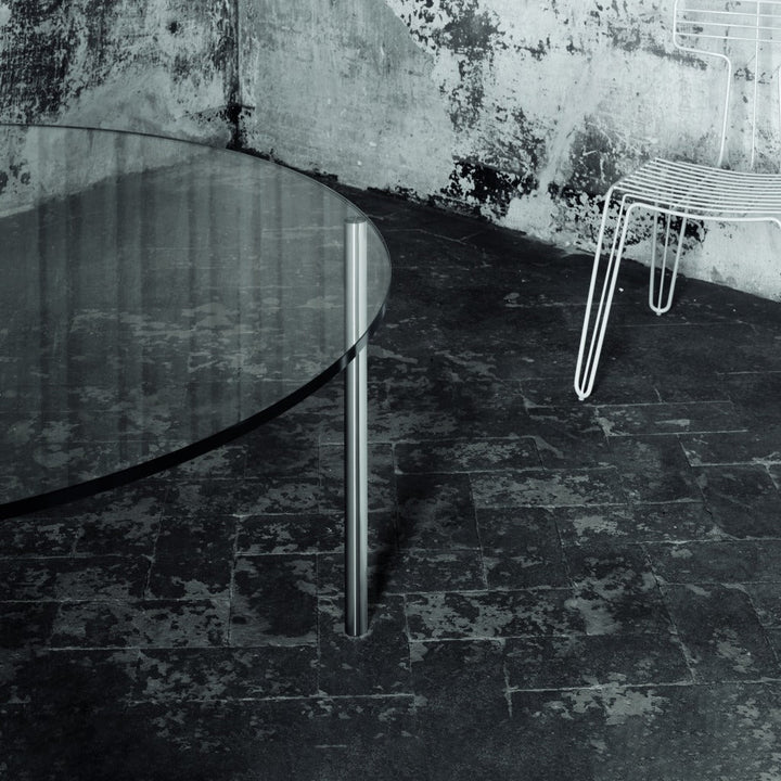 Metal Round Coffee Table Coffee Table Glas Italia   