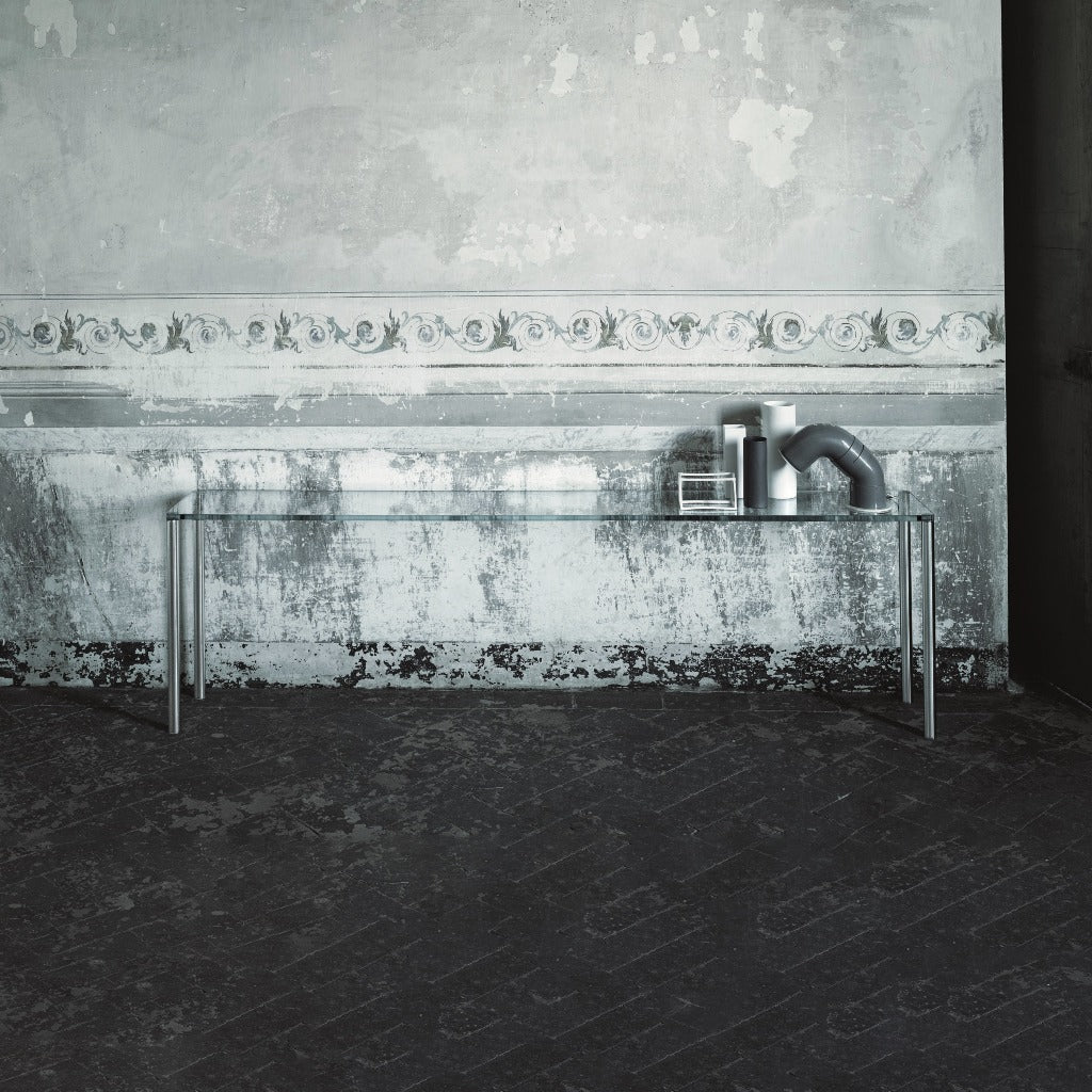 Metal Rectangular Dining Table Dining Table Glas Italia   