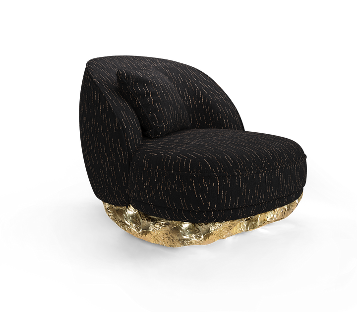 Angra Ii White Armchair  Boca Do Lobo Angra ii black  