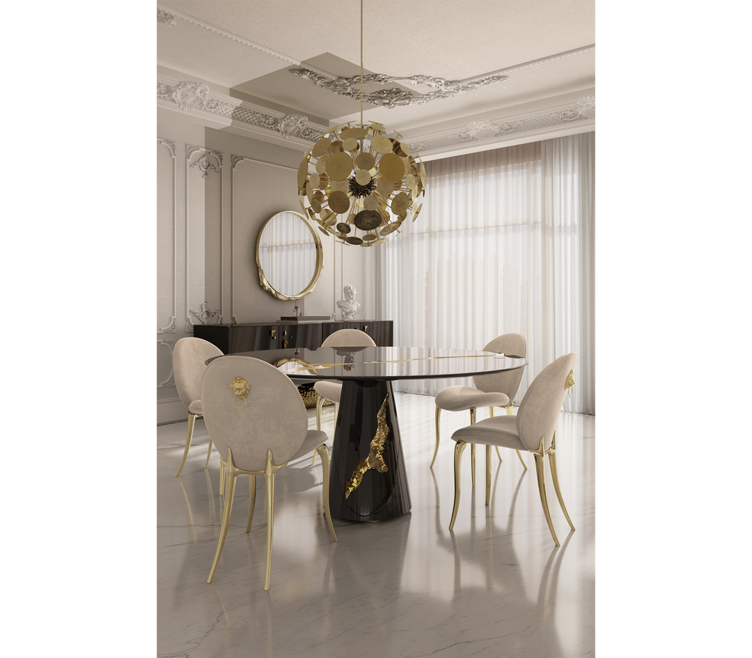 Lapiaz Black Dining Table  Boca Do Lobo   