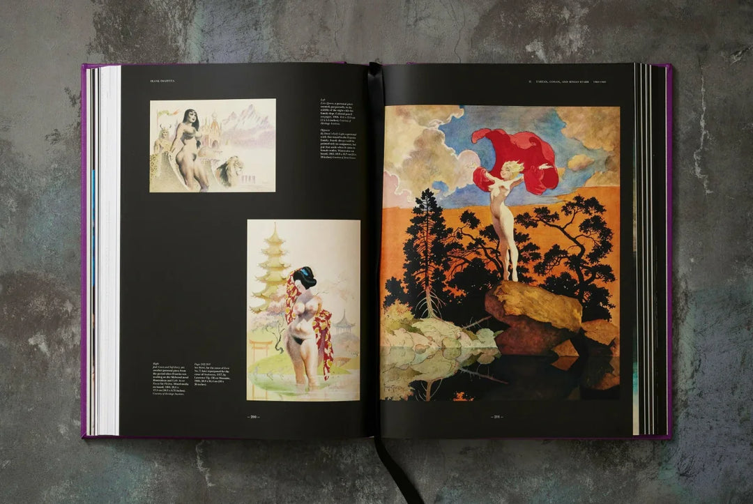 The Fantastic Worlds of Frank Frazetta Print Books Taschen   