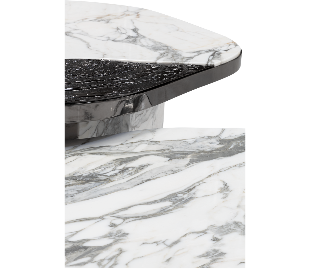 ophelia portoro marble and gold center table - Image 47