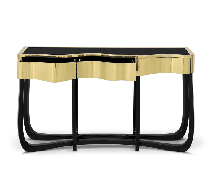 sinuous gold console Consoles Boca Do Lobo