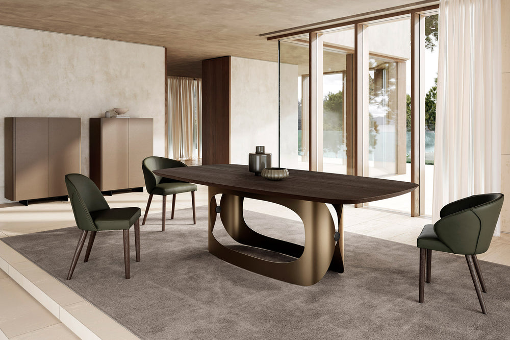 POLIFEMO WOOD DINING TABLE Dining Table Eforma   
