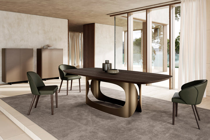 POLIFEMO WOOD DINING TABLE Dining Table Eforma   