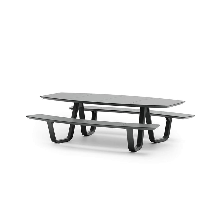 8Teen Table With Benches Fixed Tables Atmosphera