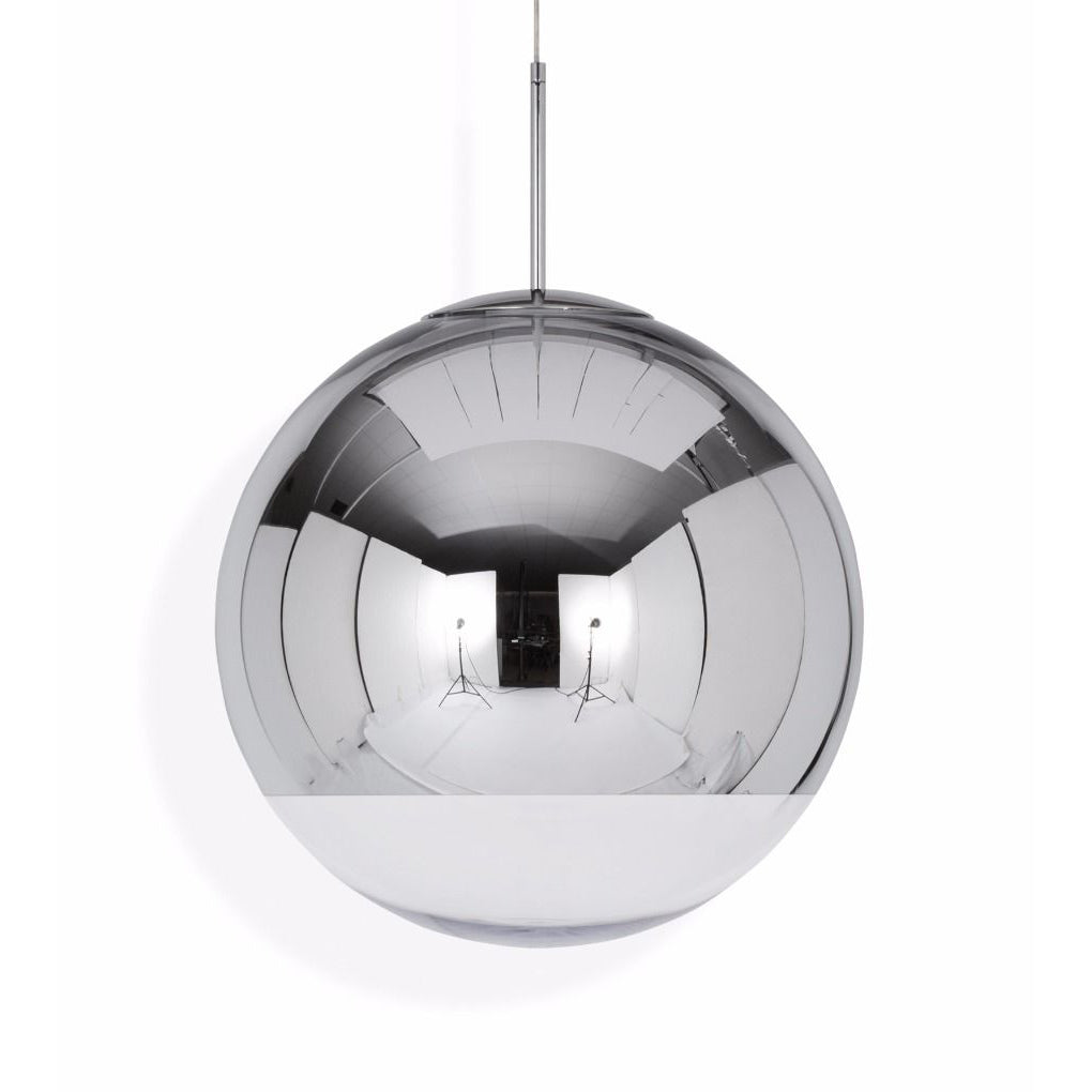 Mirror Ball Pendant Light Lighting Tom Dixon Chrome Large: 19.7 in diameter