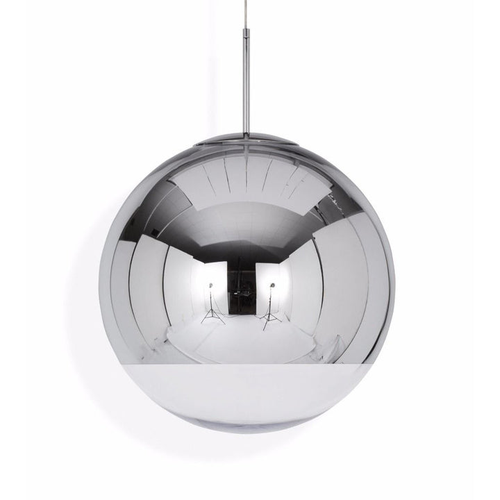 Mirror Ball Pendant Light Lighting Tom Dixon Chrome Large: 19.7 in diameter