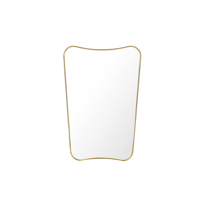 F.A. 33 Wall Mirror Mirrors Gubi Polished Brass Small: 31.5 in height