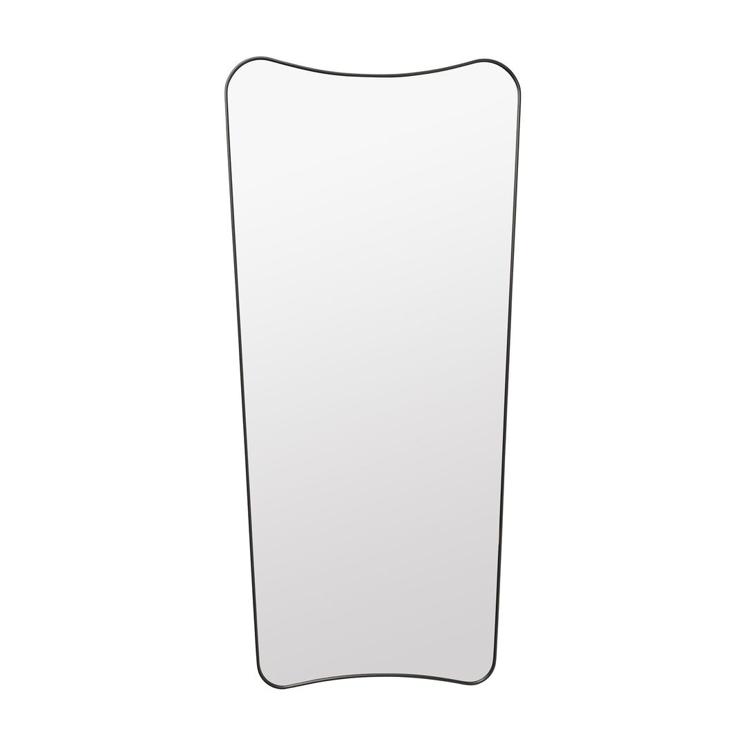 F.A. 33 Wall Mirror Mirrors Gubi Black Brass Large: 57.5 in height