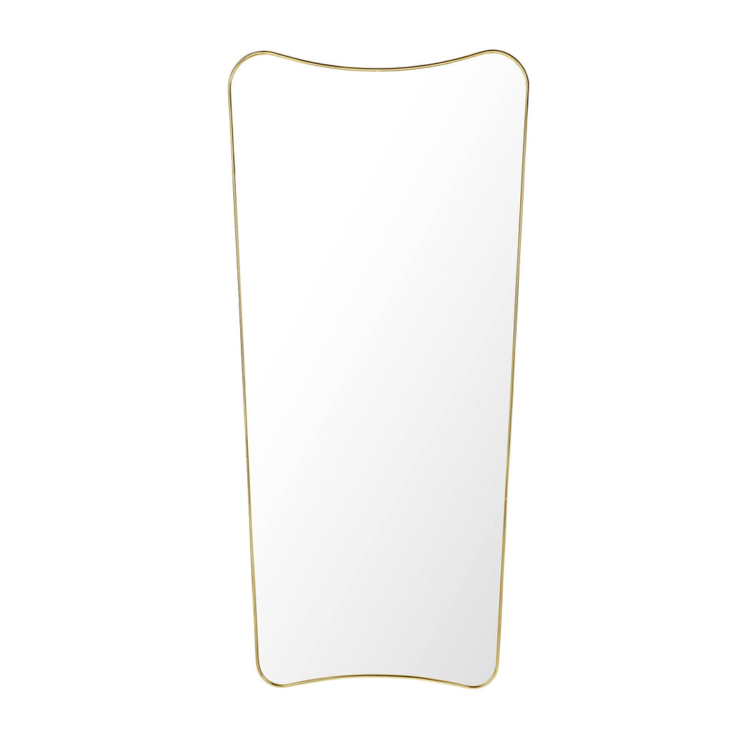 F.A. 33 Wall Mirror Mirrors Gubi Polished Brass Large: 57.5 in height