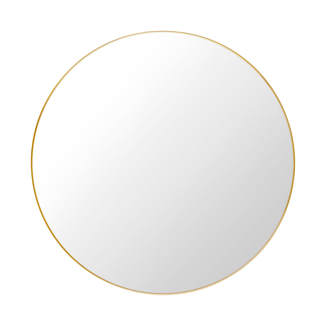 Wall Round Mirror Mirrors Gubi Polished Brass