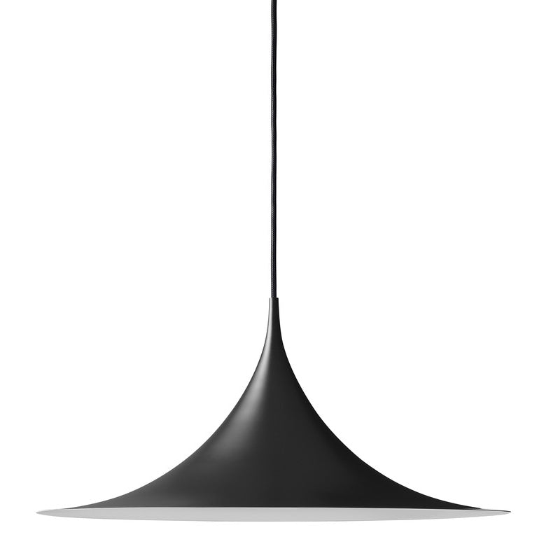 Semi Pendant Light Lighting Gubi Matt Black Large: 23.6 in diameter