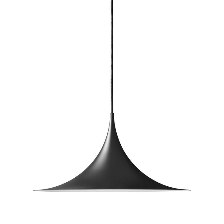 Semi Pendant Light Lighting Gubi Matt Black Medium: 18.5 in diameter