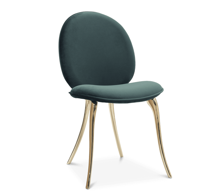 soleil chair Chairs & Stools Boca Do Lobo Green Fabric