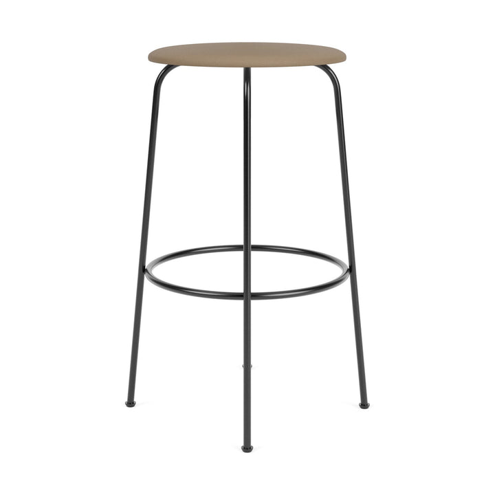 Afteroom Upholstered Stool Table & Bar Stools Audo Copenhagen 1611 - Sierra Stone Leather Bar: 29.5 in height