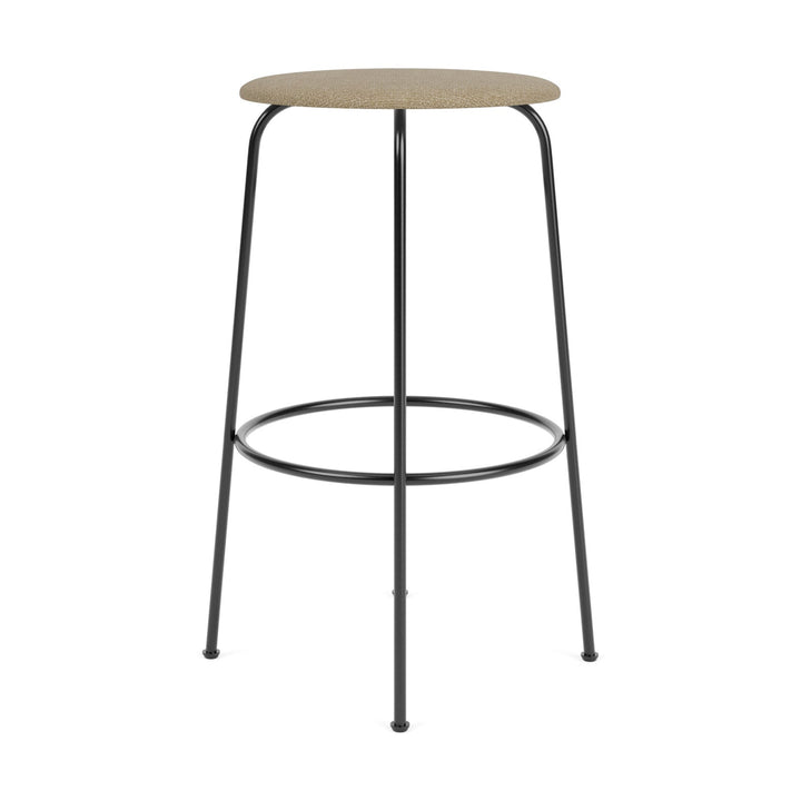 Afteroom Upholstered Stool Table & Bar Stools Audo Copenhagen 02 - Audo Boucle Beige Bar: 29.5 in height