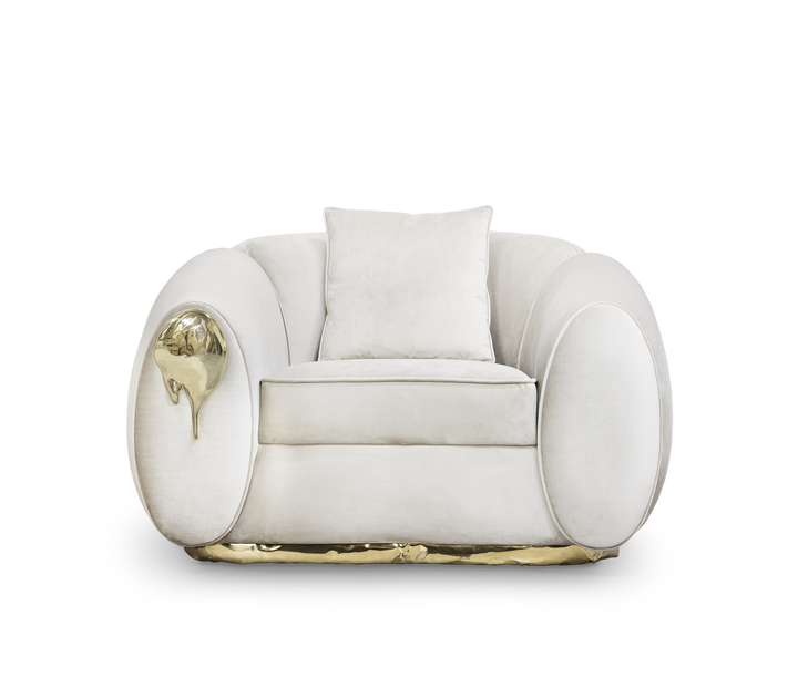 soleil armchair Sofas Boca Do Lobo Cream Fabric