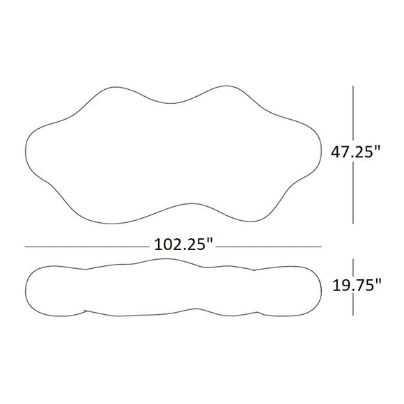 Lava Bench Outdoor Vondom   