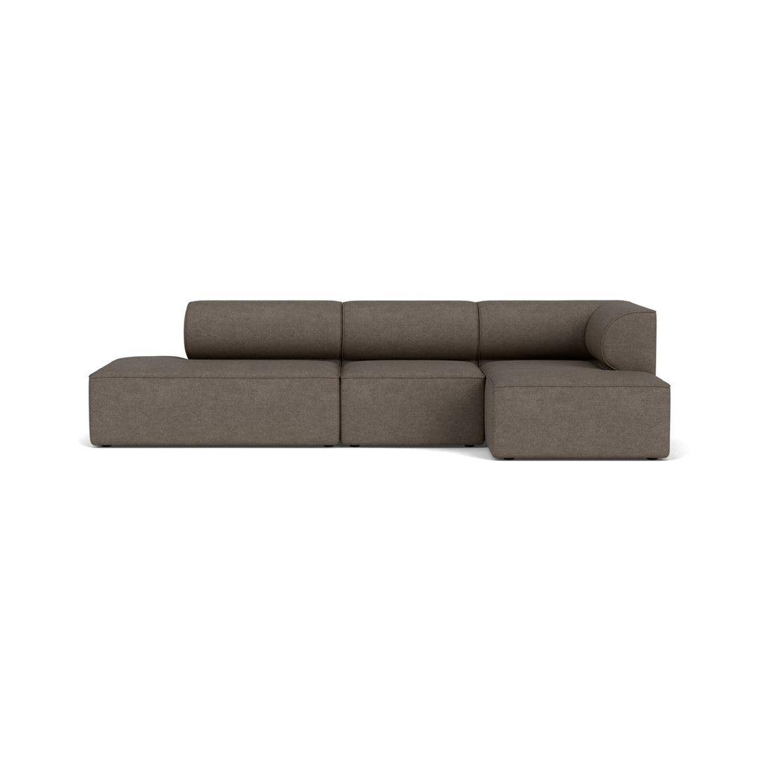 Eave Modular Open Chaise Sofa Sofas Audo Copenhagen 16 - Boucle Dark Grey Right Large: 114.2 in width