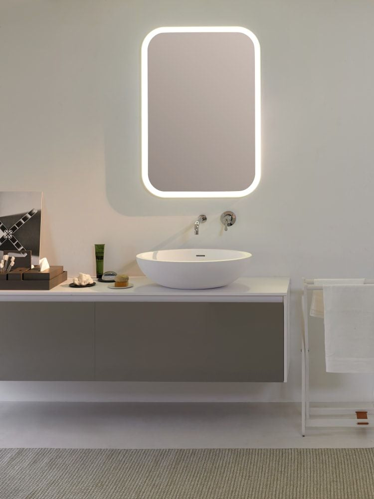 Agape Memory LED Mirror L Agape