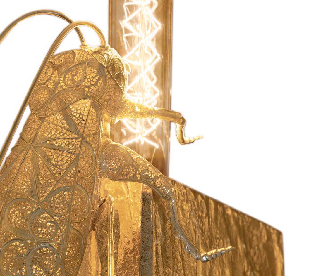 Cubic Filigree Cricket Small Wall Lamp  Boca Do Lobo   