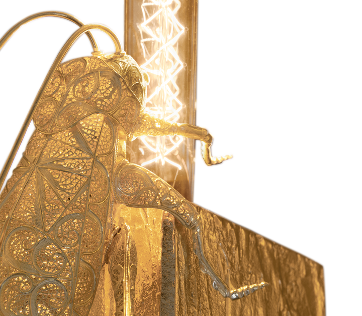 Cubic Filigree Cricket Small Wall Lamp  Boca Do Lobo   