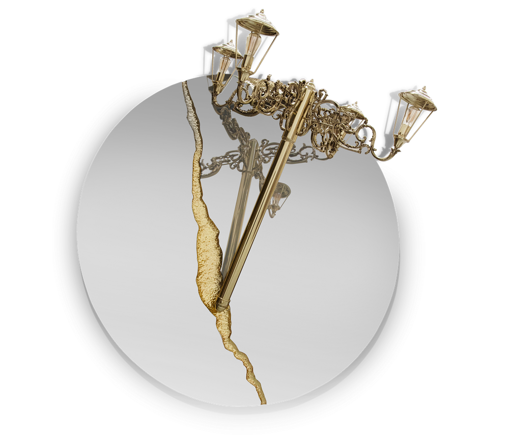 Lumiere Round Mirror  Boca Do Lobo   