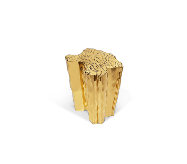Eden Side Table  Boca Do Lobo Gold Plated  