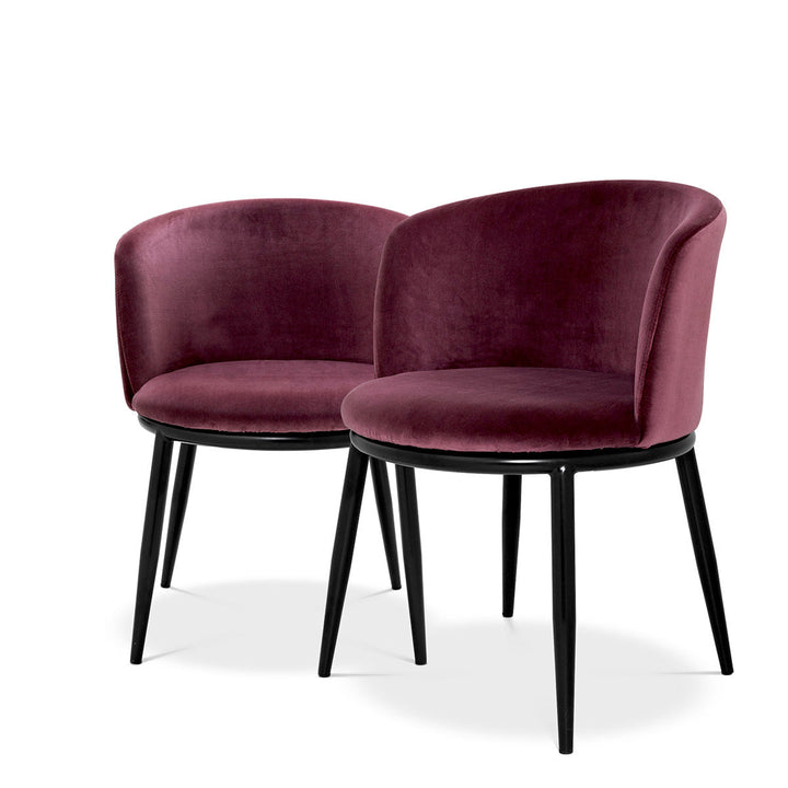Dining Chair Filmore Set Of 2 Cameron Purple Furniture Eichholtz