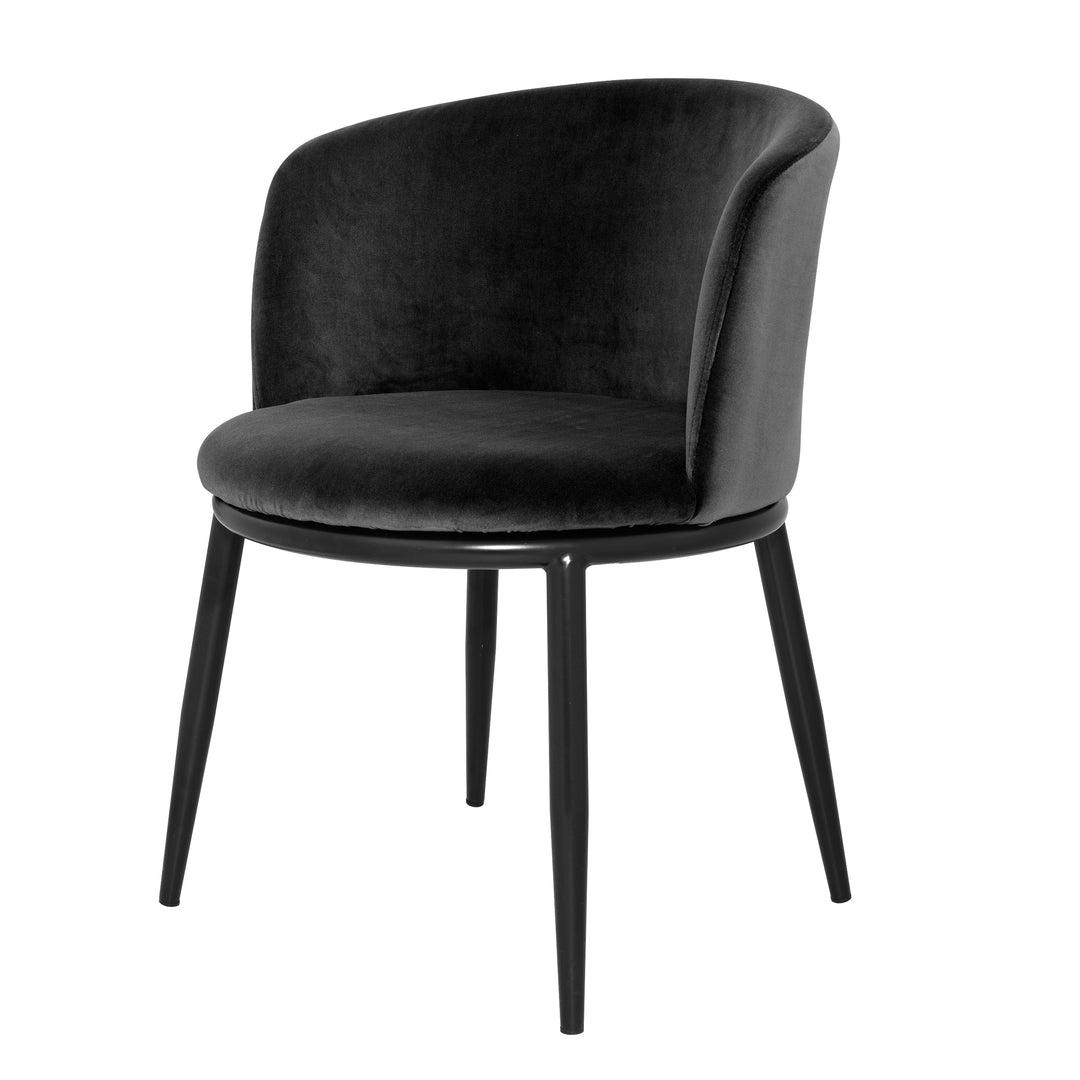 Dining Chair Filmore Set Of 2 Cameron Black Furniture Eichholtz