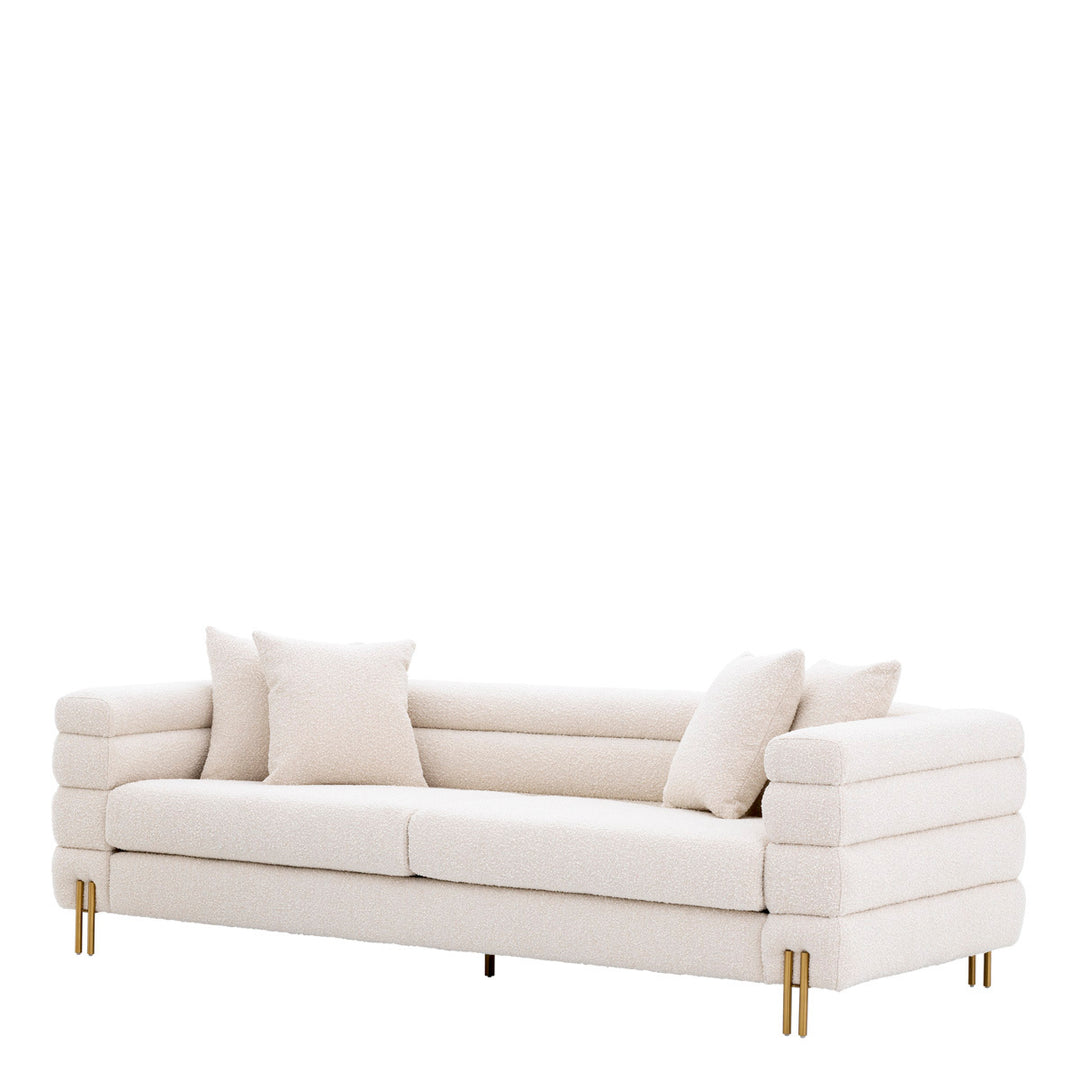 Sofa York Boucl&Eacute; Cream Furniture Eichholtz