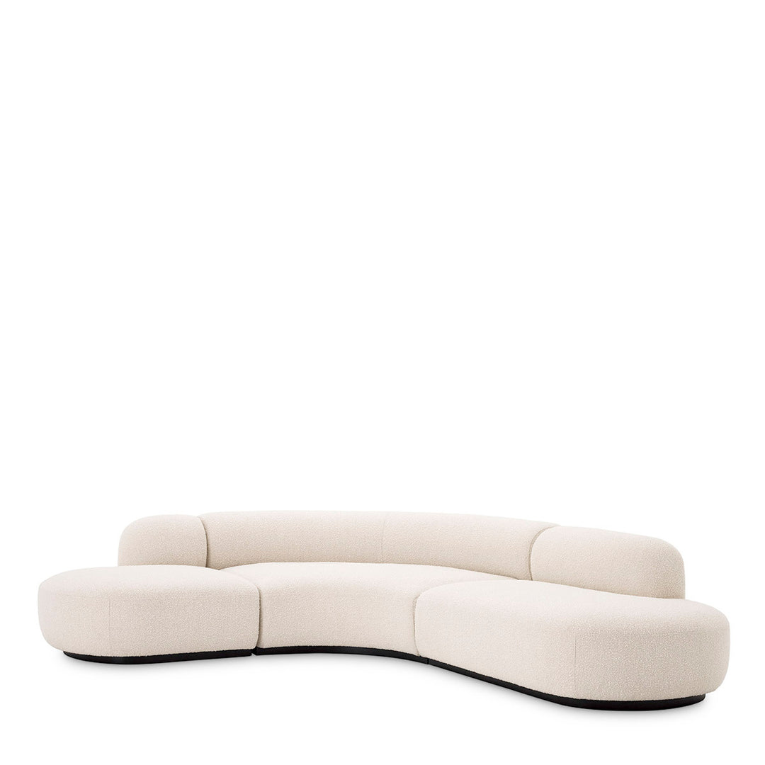 Sofa Björn L Boucl&Eacute; Cream Furniture Eichholtz