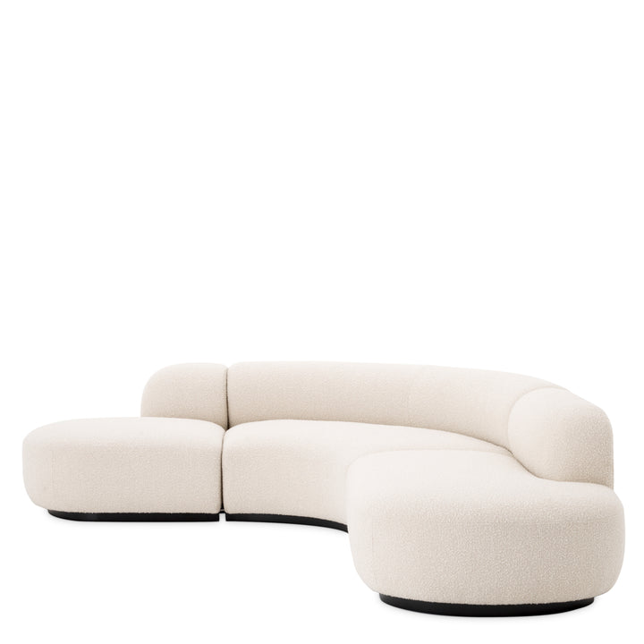 Sofa Björn L Boucl&Eacute; Cream Furniture Eichholtz