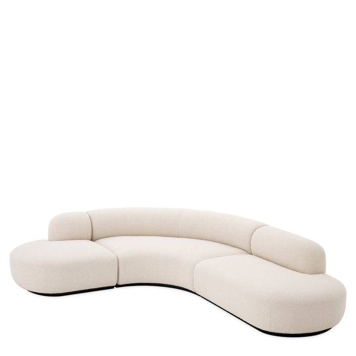 Sofa Björn L Boucl&Eacute; Cream Furniture Eichholtz