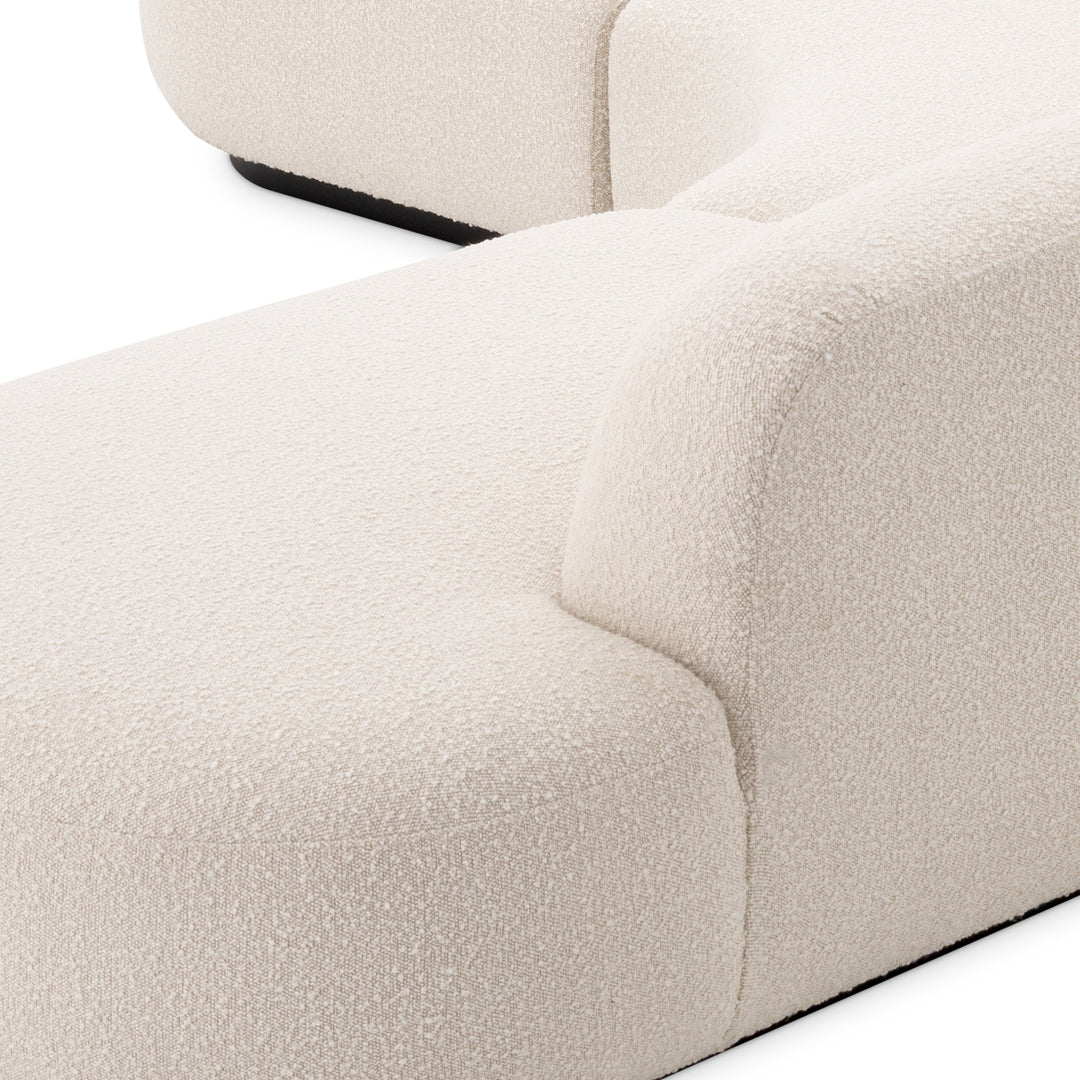 Sofa Björn L Boucl&Eacute; Cream Furniture Eichholtz