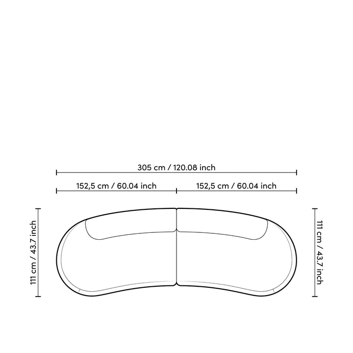 Sofa Björn S Boucl&Eacute; Cream Furniture Eichholtz