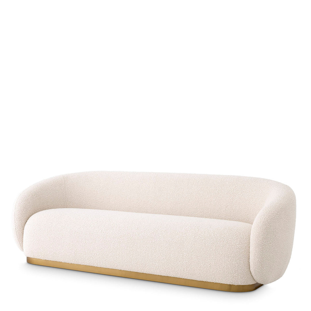 Sofa Brice Boucl&Eacute; Cream Showroom Model Furniture Eichholtz
