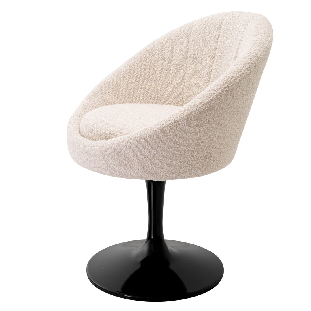 Dining Chair O'Neill Boucl&Eacute; Cream Furniture Eichholtz