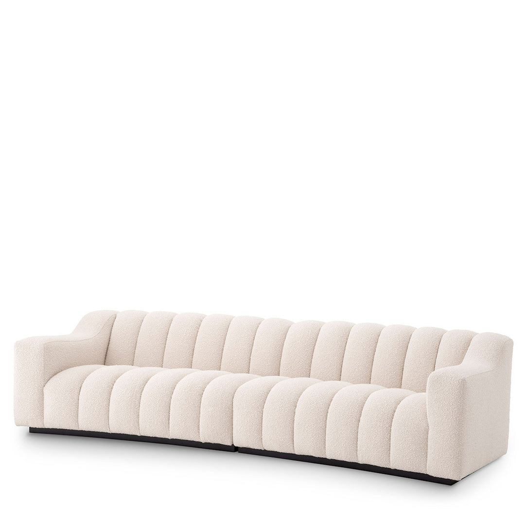 Sofa Kelly L Boucl&Eacute; Cream Furniture Eichholtz